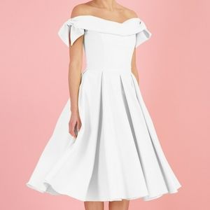 NWT Pretty Dress Company White Tilly Prom Dress